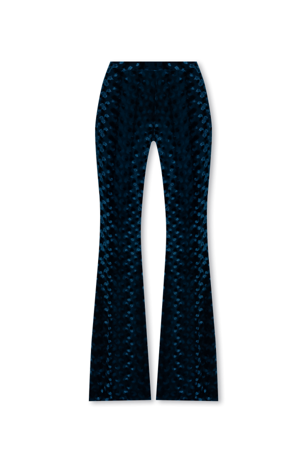 Diane Von Furstenberg Aksamitne spodnie
