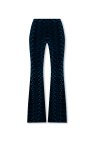 Diane Von Furstenberg NAVY BLUE Velvet trousers