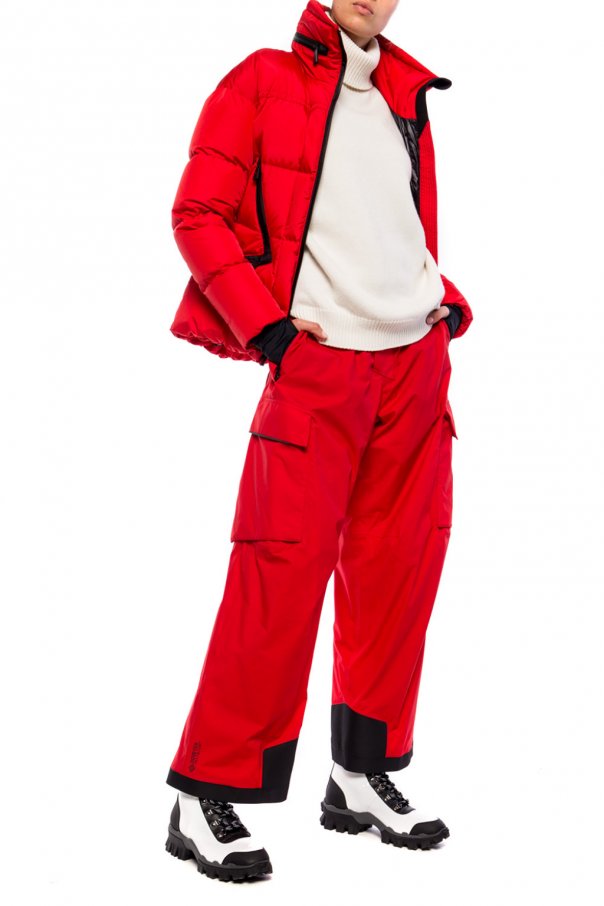 Moncler Grenoble Recco technology ski Silk-satin trousers