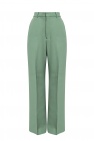 Ami Alexandre Mattiussi Wool pleat-front trousers