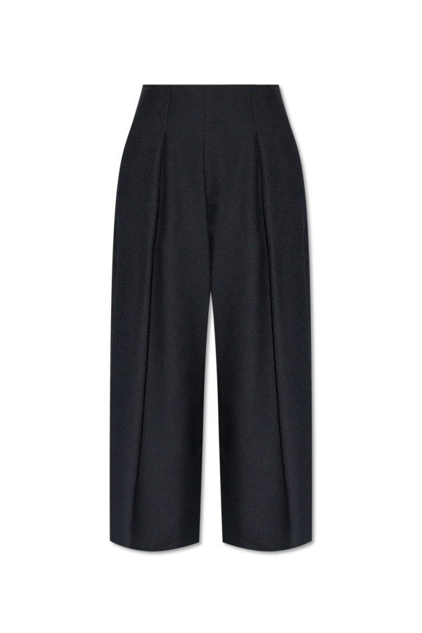 Emporio Armani Spodnie z szerokimi nogawkami
