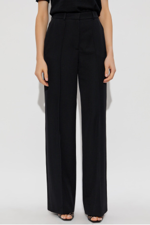 Balmain Woolen creased trousers