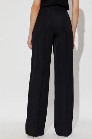 Balmain Woolen creased trousers