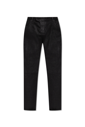 Jeans with decorative finish