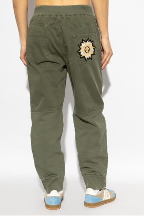 Balmain Trousers with appliqué
