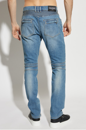 Balmain Jeans with sewn-in zippers in the legs