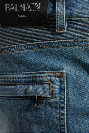 Balmain Jeans with sewn-in zippers in the legs