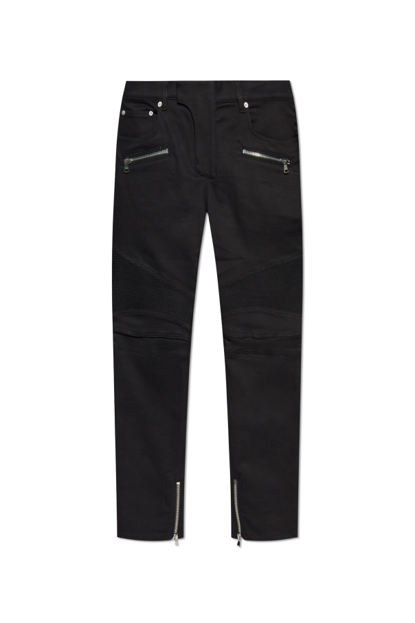 Jeans with sewn-in zippers at the legs, zdjęcie 1 Jeans with sewn-in zippers at the legs od Balmain
