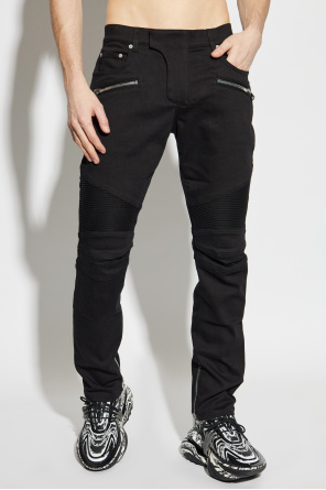 Balmain Jeans with sewn-in zippers at the legs