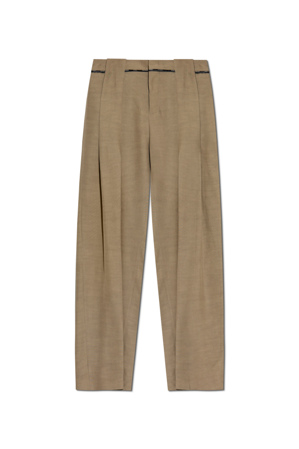 Loose fit trousers with pleats, zdjęcie 1 Loose fit trousers with pleats od Balmain
