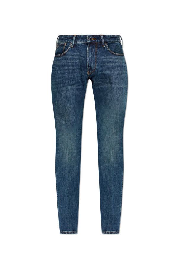 Emporio Armani Jeansy ze zwężanymi nogawkami