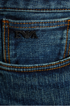 Emporio Armani Jeansy ze zwężanymi nogawkami