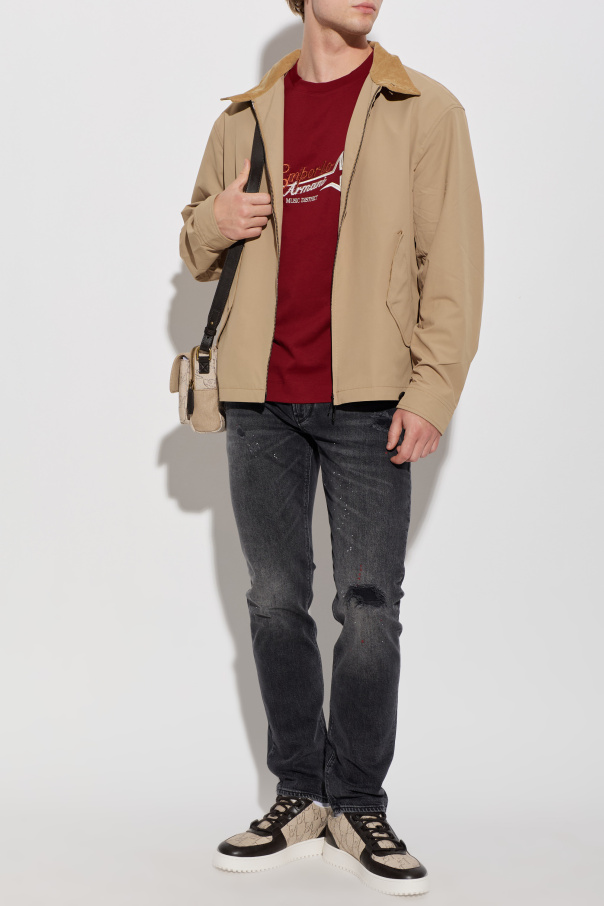 Emporio Armani Jeansy z efektem `vintage`