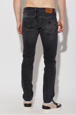 Emporio Armani Jeansy z efektem `vintage`