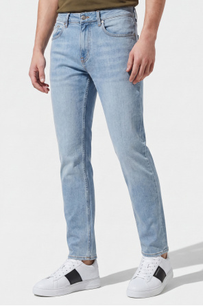 Emporio Armani Jeansy z aplikacją w kształcie logo