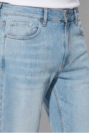 Emporio Armani Jeansy z aplikacją w kształcie logo