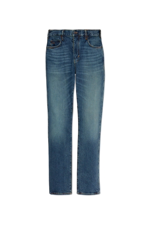 Tapered leg jeans