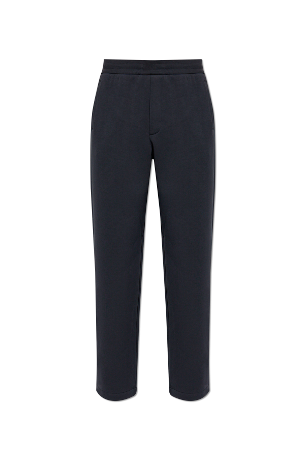 Sweatpants with straight-leg cut od Emporio Armani