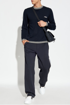 Spodnie  z kolekcji `sustainability` od Emporio Armani