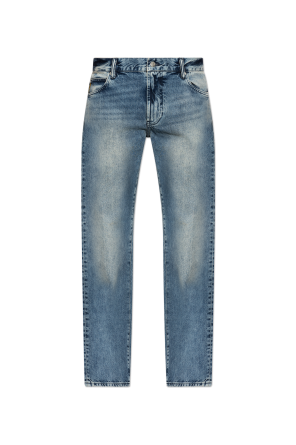 Straight-leg jeans