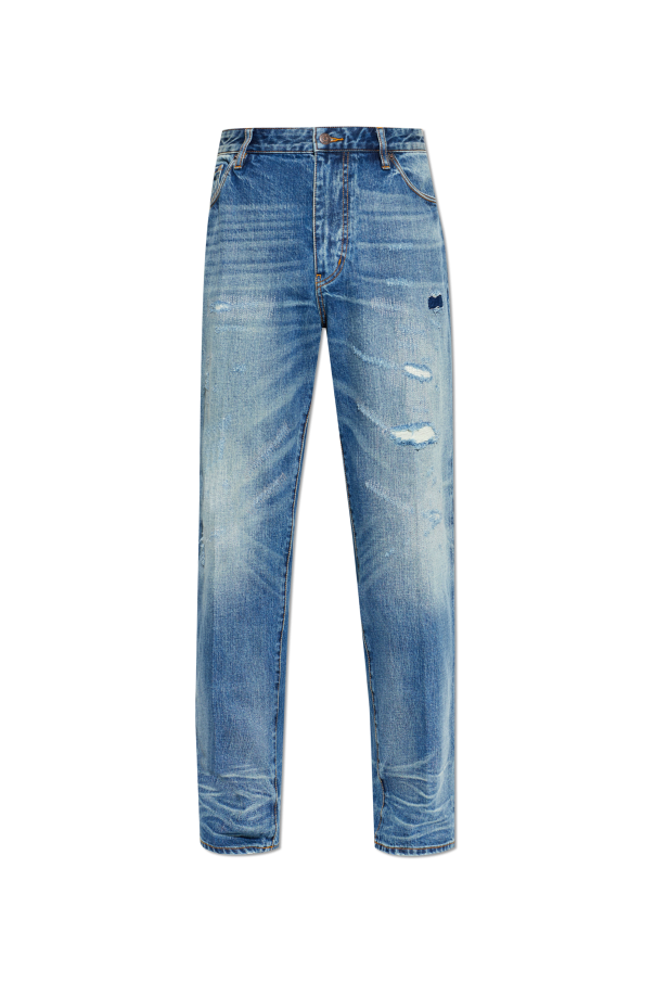Jeans with 'vintage' effect od Emporio Armani