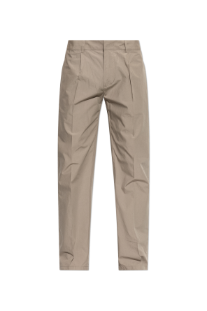 Pantalones de algodón con perneras ajustadas