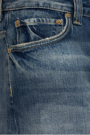 Emporio Armani Jeansy z efektem ‘vintage’
