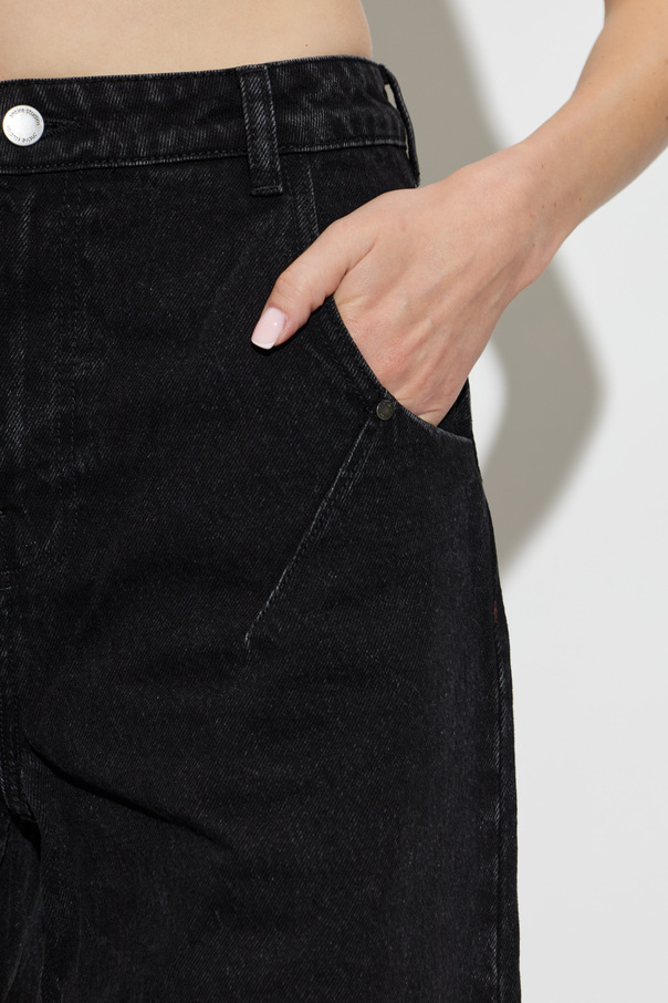 ENTIRE STUDIOS Black wide leg jeans