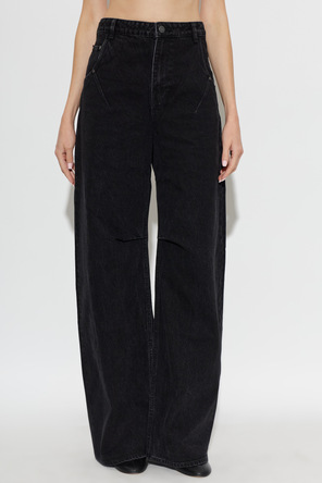 ENTIRE STUDIOS Black wide leg jeans