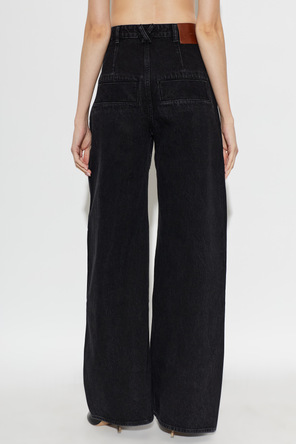 ENTIRE STUDIOS Black wide leg jeans