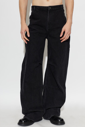 ENTIRE STUDIOS Black wide leg jeans