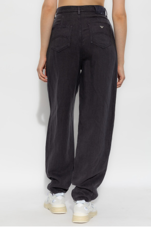 Emporio Armani Hosen mit hoher Taille