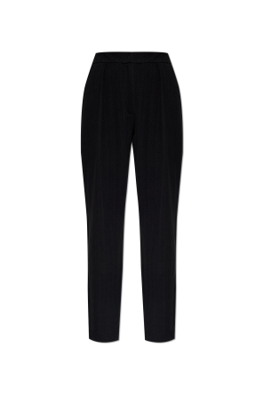 Herringbone pattern trousers