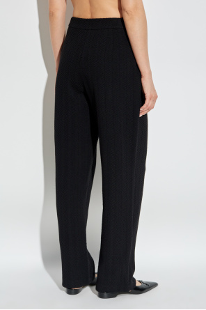 Emporio Armani Herringbone pattern trousers