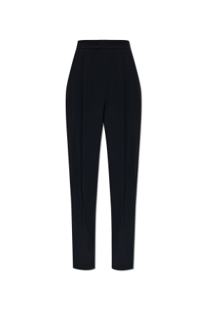 Creased trousers