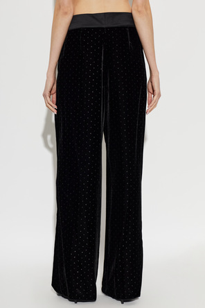 Emporio Armani Samt-Hose mit Lurex-Faden