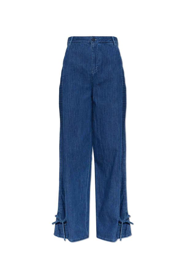Jeans with wide legs od Emporio Armani