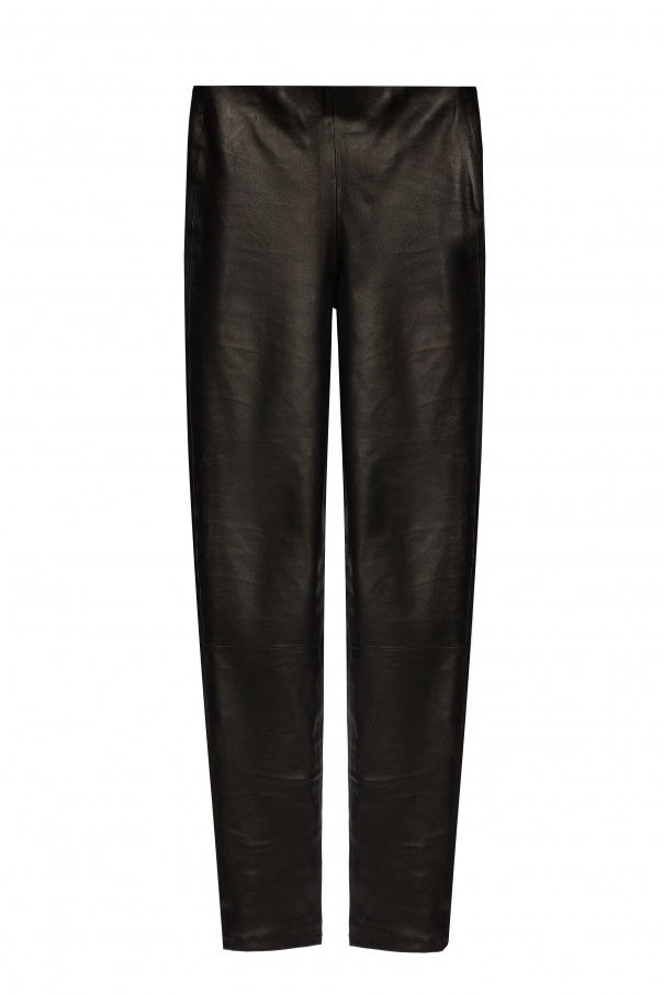 Samsøe Samsøe Leather trousers