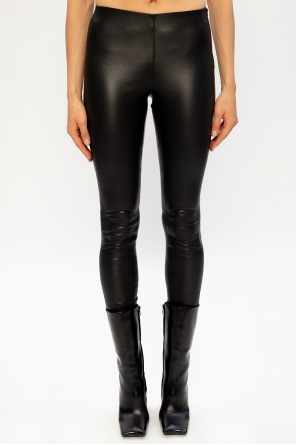 Samsøe Samsøe Leather trousers