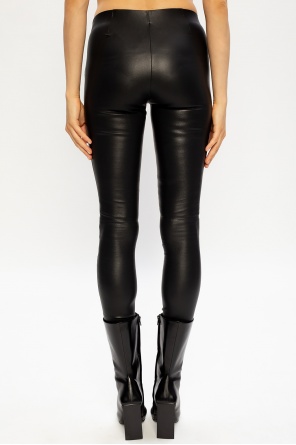 Samsøe Samsøe Leather trousers