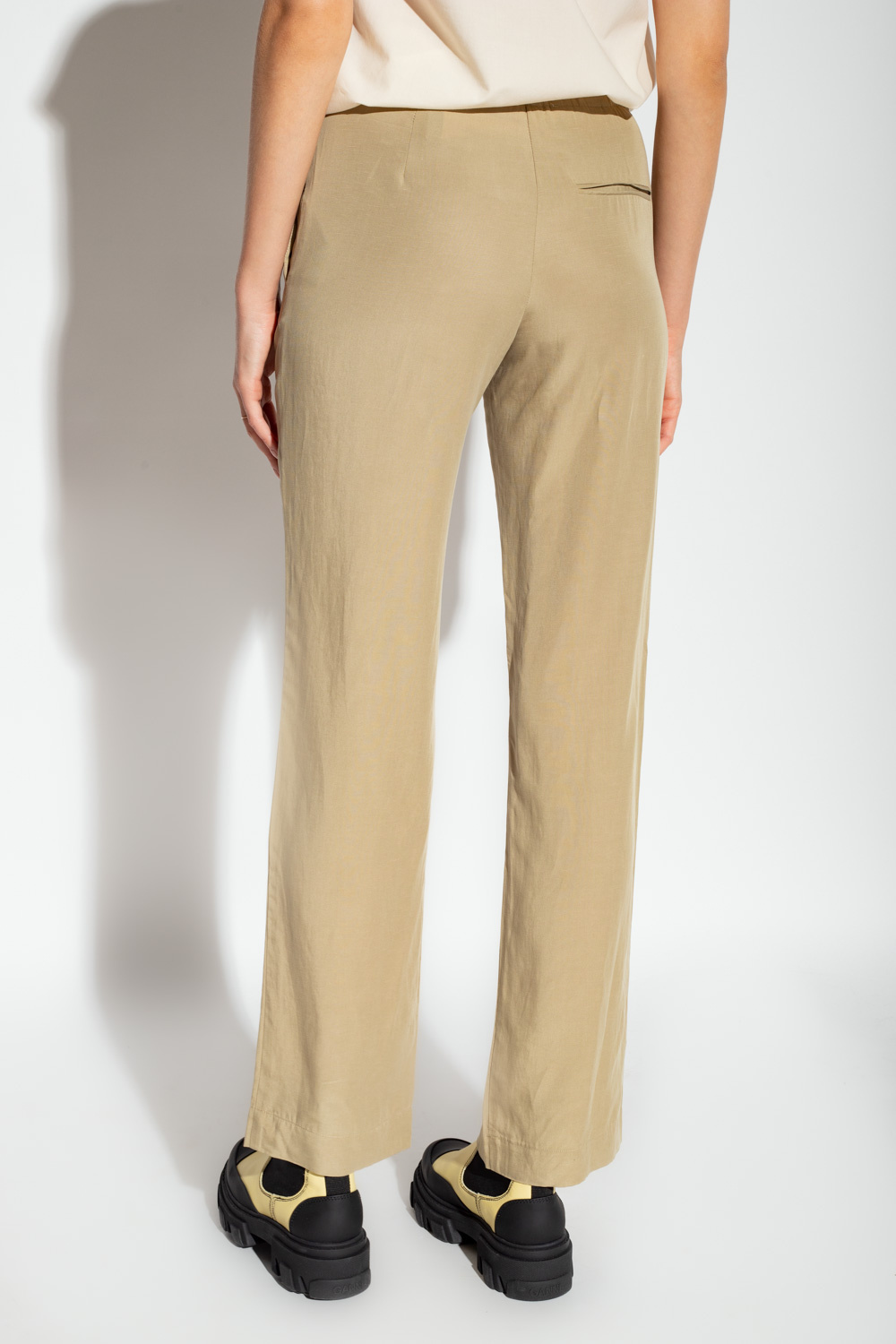 Samsøe Samsøe ‘Hoys’ pleat-front trousers