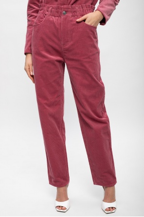 Samsøe Samsøe High-waisted corduroy trousers