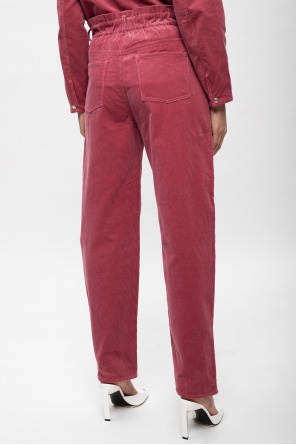 Samsøe Samsøe High-waisted corduroy Stripe trousers