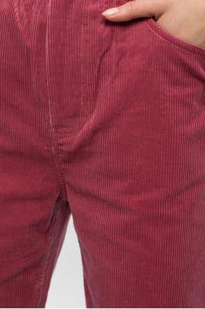 Samsøe Samsøe High-waisted corduroy Stripe trousers