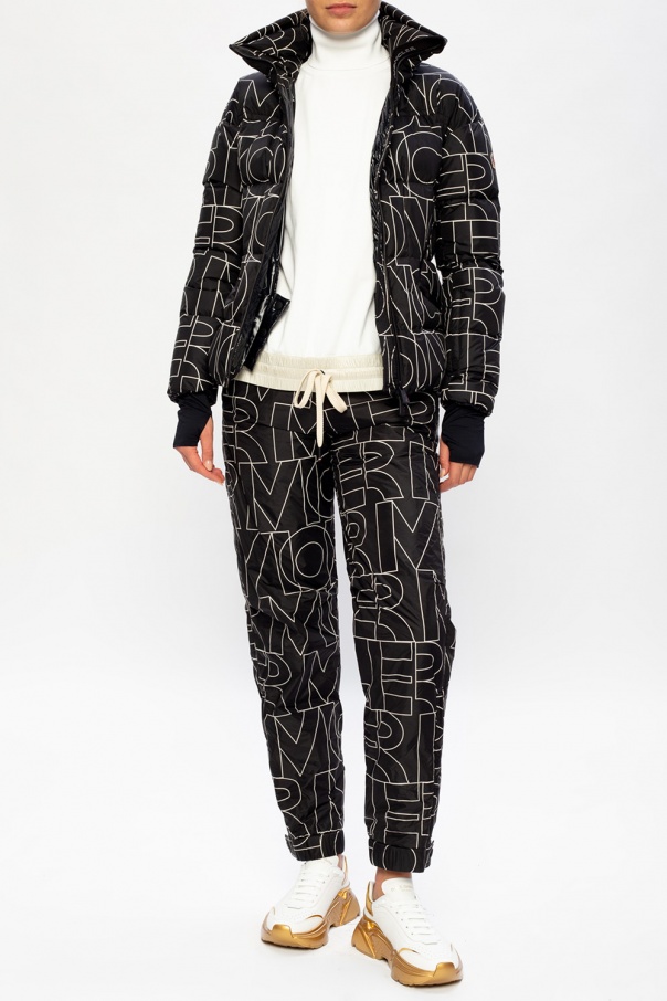 Moncler Grenoble Patterned charmeuse trousers
