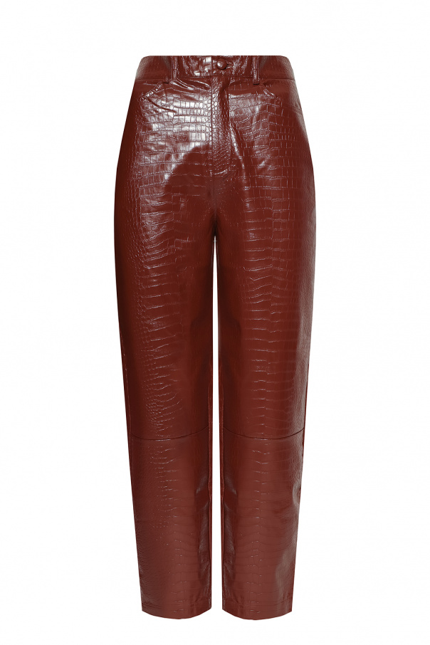 Samsøe Samsøe Vegan leather trousers