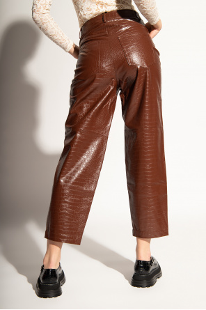 Samsøe Samsøe Vegan leather trousers