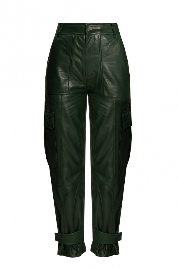 Samsøe Samsøe Leather trousers