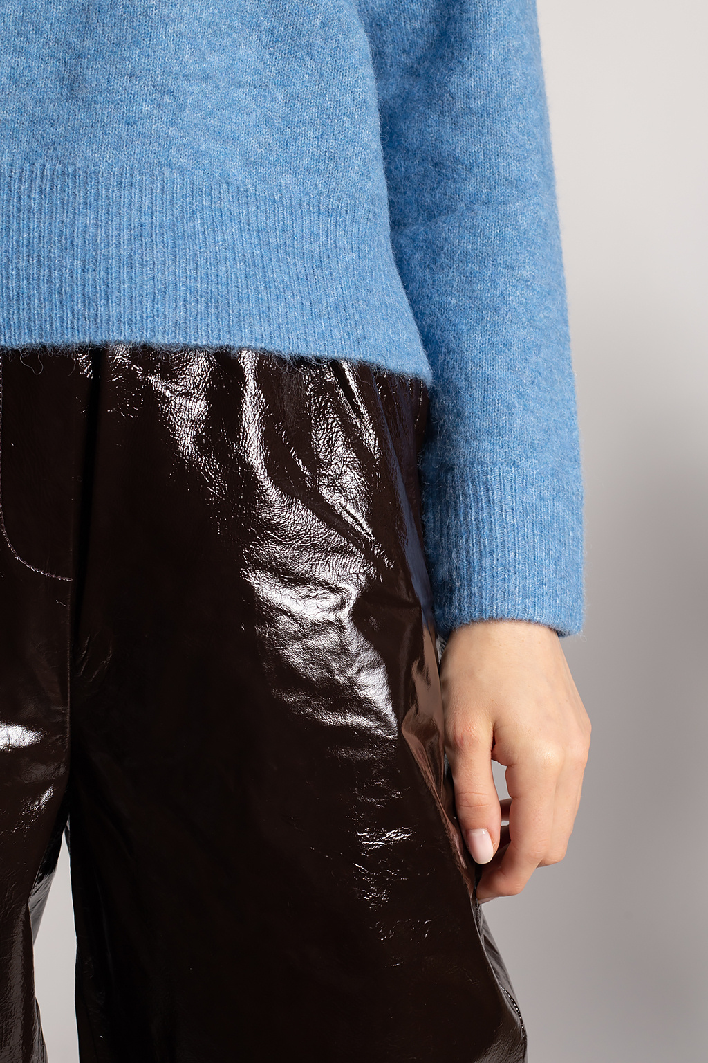 Samsøe Samsøe Leather trousers