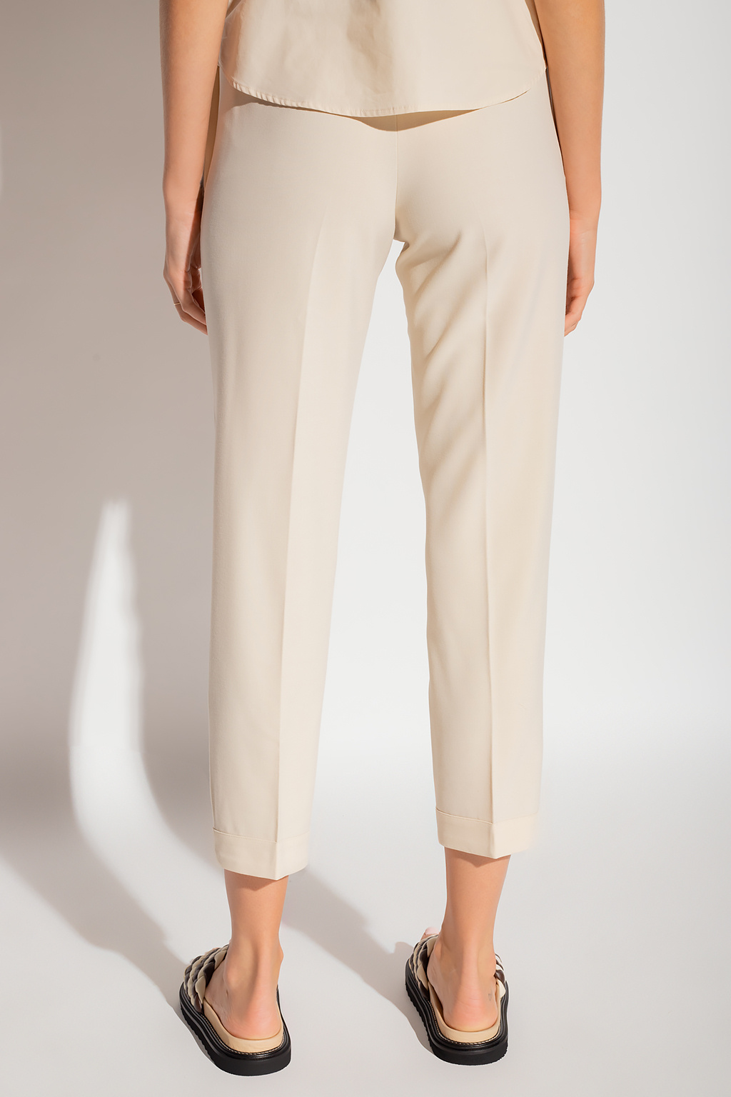 Samsøe Samsøe ‘Hoys’ pleat-front trousers